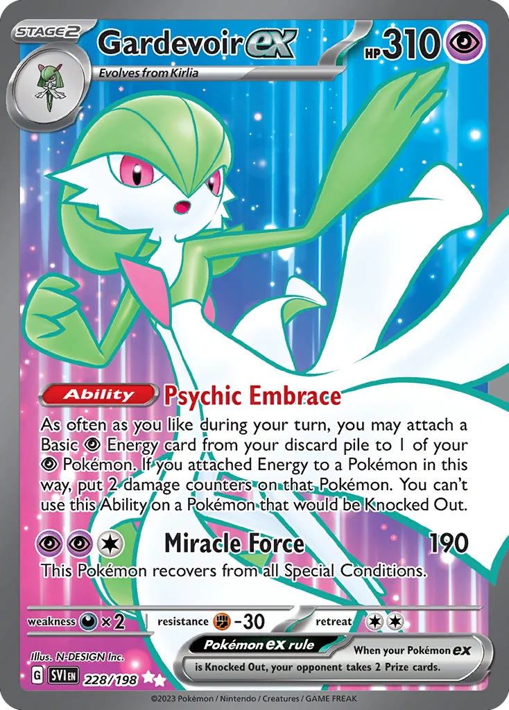 Gardevoir ex 228/198 Ultra rare