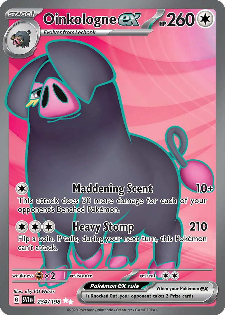 Oinkologne ex 234/198 Ultra rare