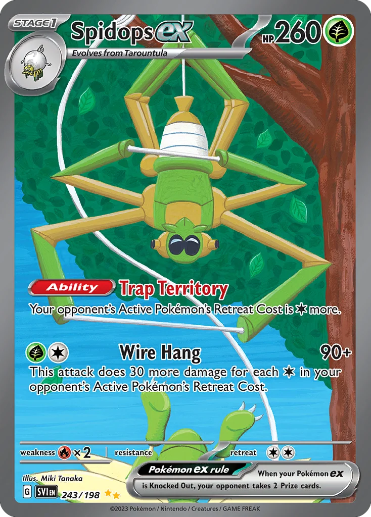 Spidops ex 243/198 Special illustration rare