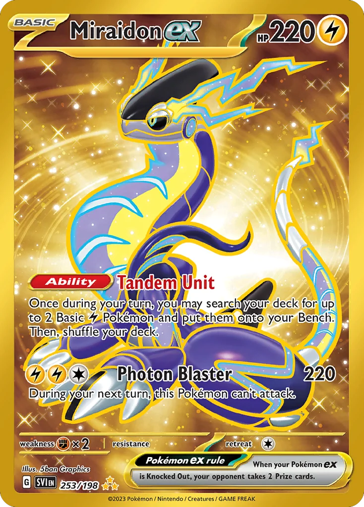 Miraidon ex 253/198 Hyper rare
