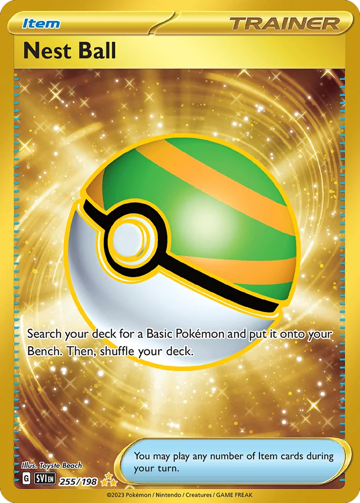 Nest Ball 255/198 Hyper rare