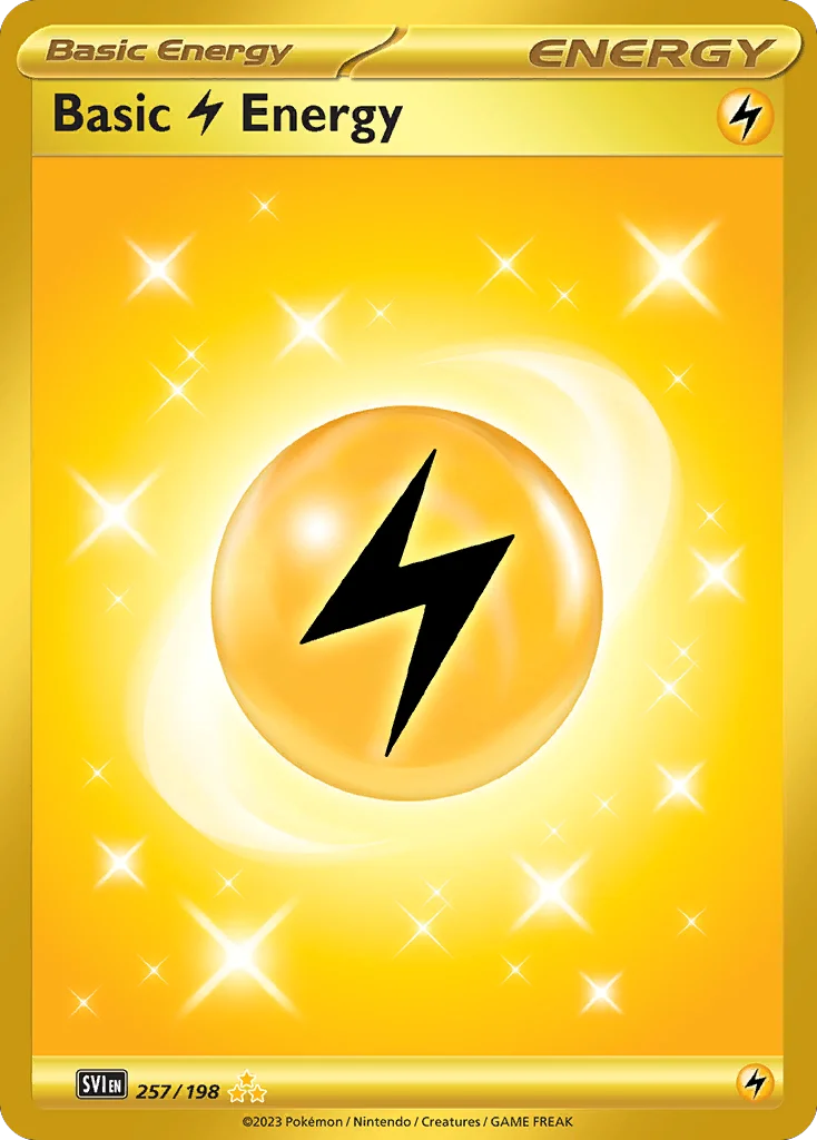 Basic Lightning Energy 257/198 Hyper rare