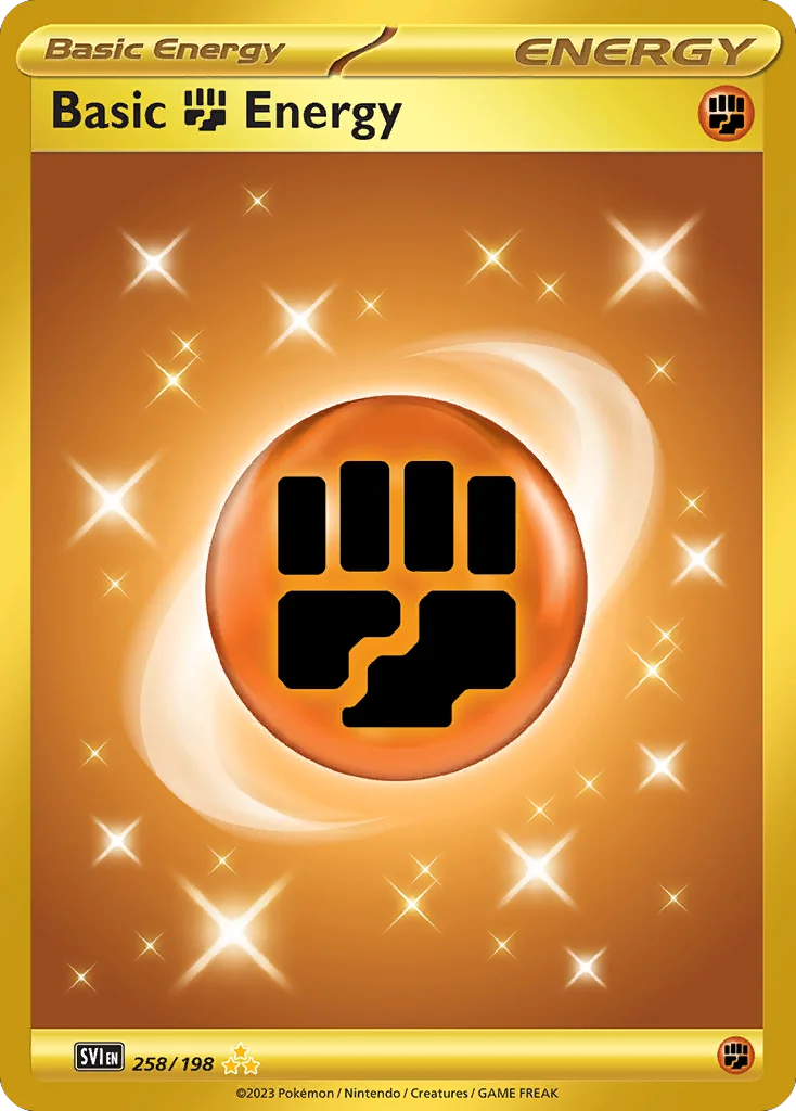 Basic Fighting Energy 258/198 Hyper rare