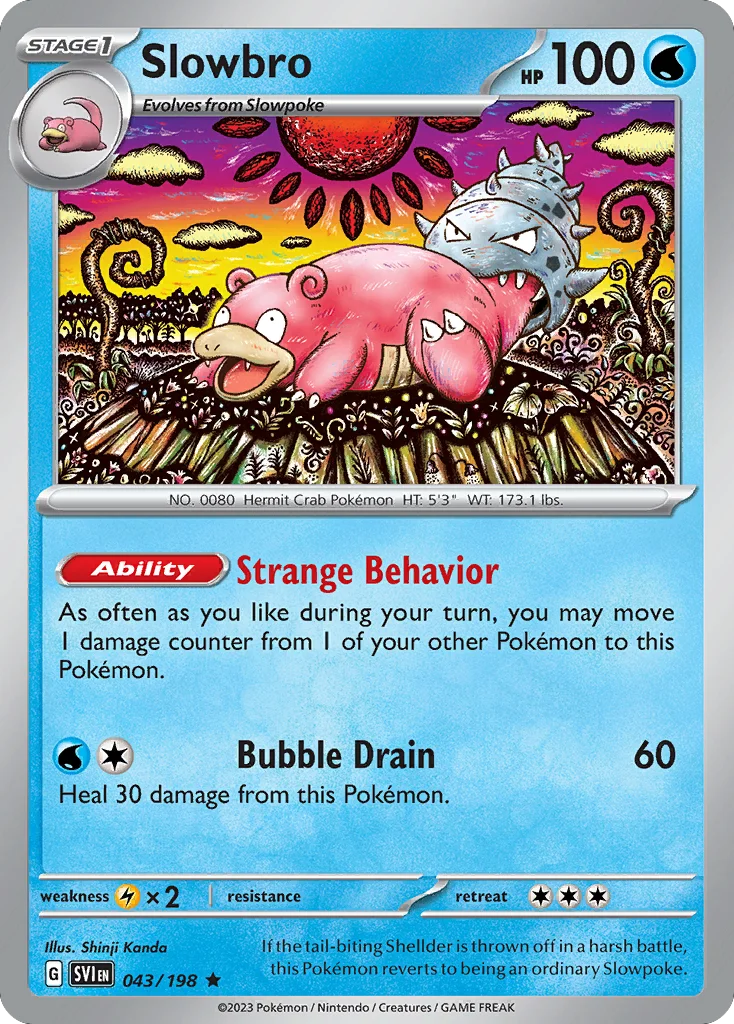 sv1-43 Slowbro 043/198 Rare
