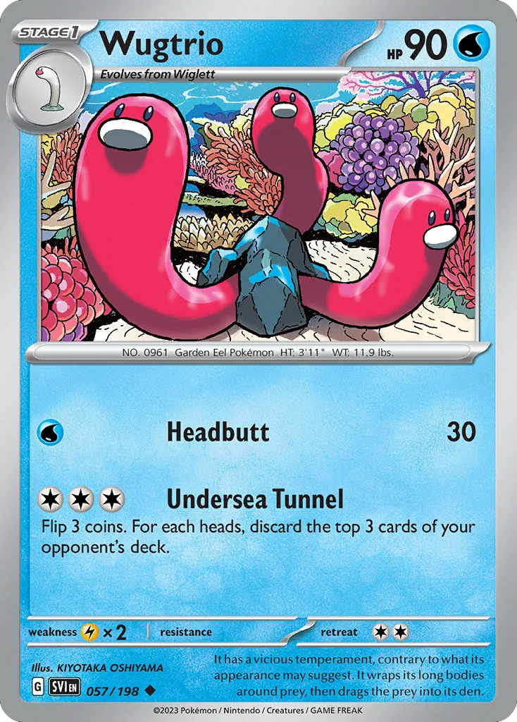 sv1-57 Wugtrio 057/198 Uncommon