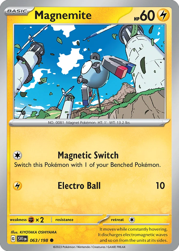 sv1-63 Magnemite 063/198 Common