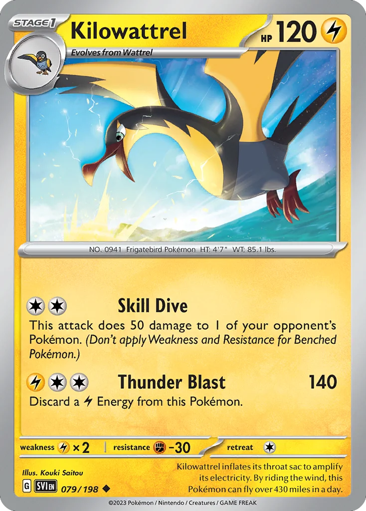 Kilowattrel 079/198 Uncommon