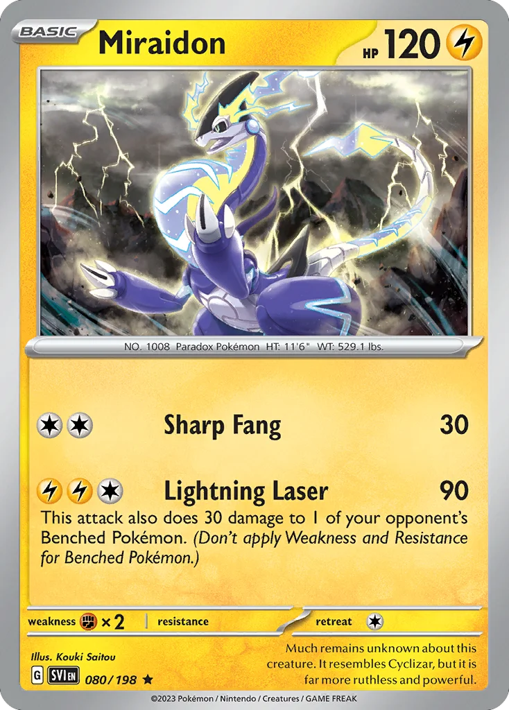 Miraidon 080/198 Rare