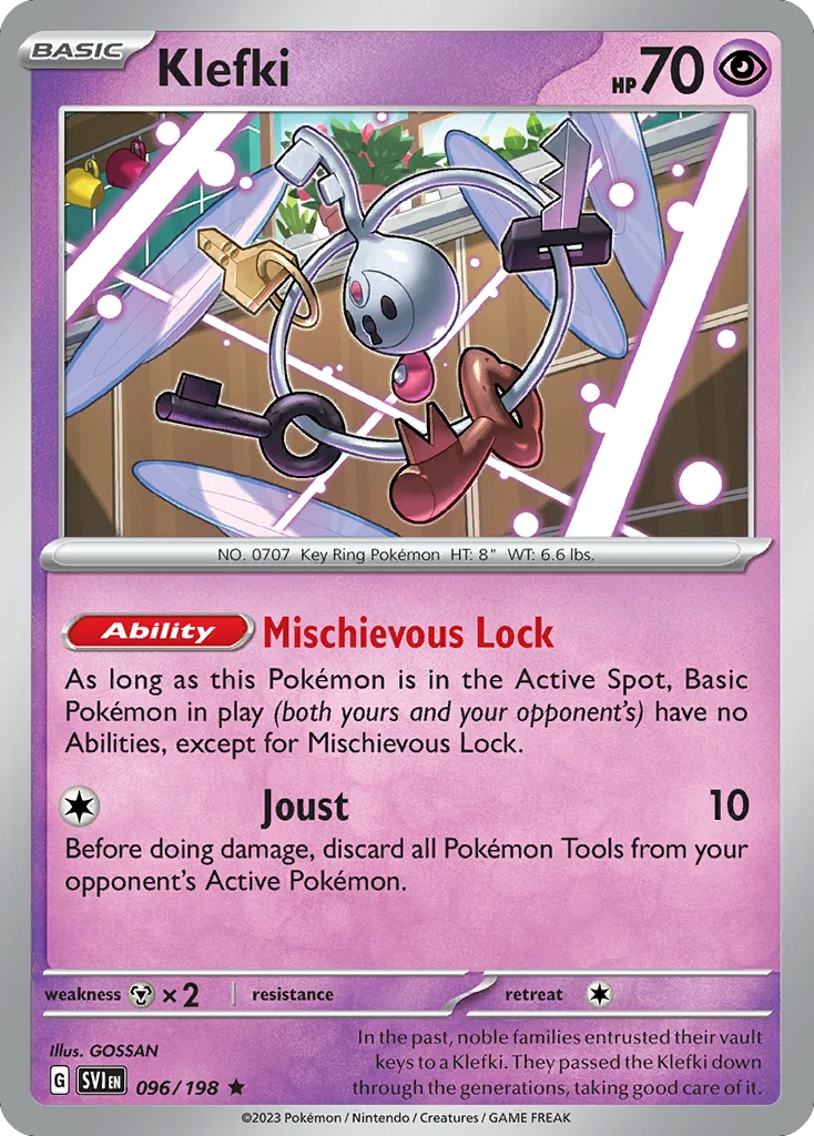 sv1-96 Klefki 096/198 Rare