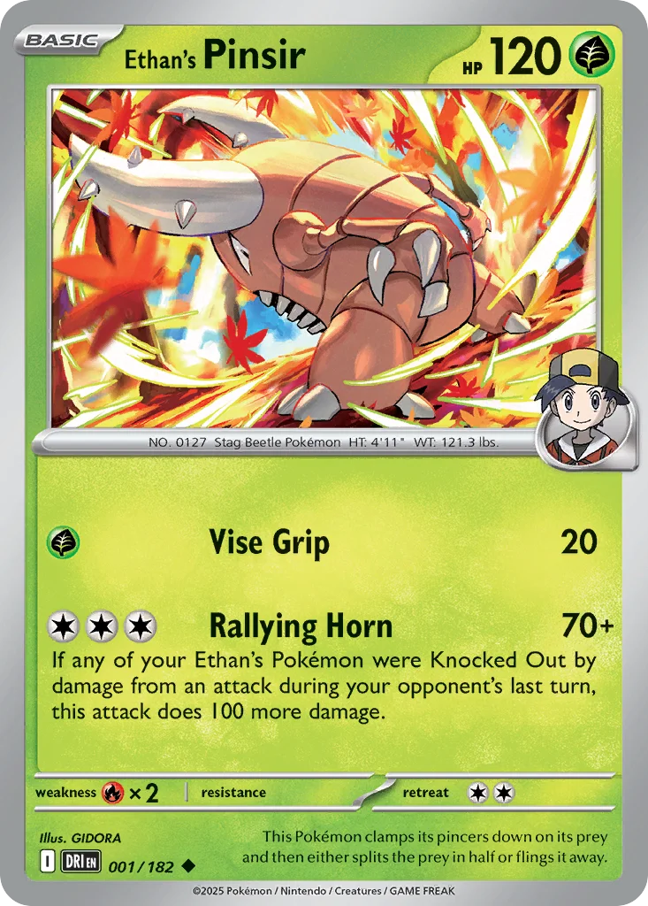 Ethan's Pinsir 001/182 Uncommon