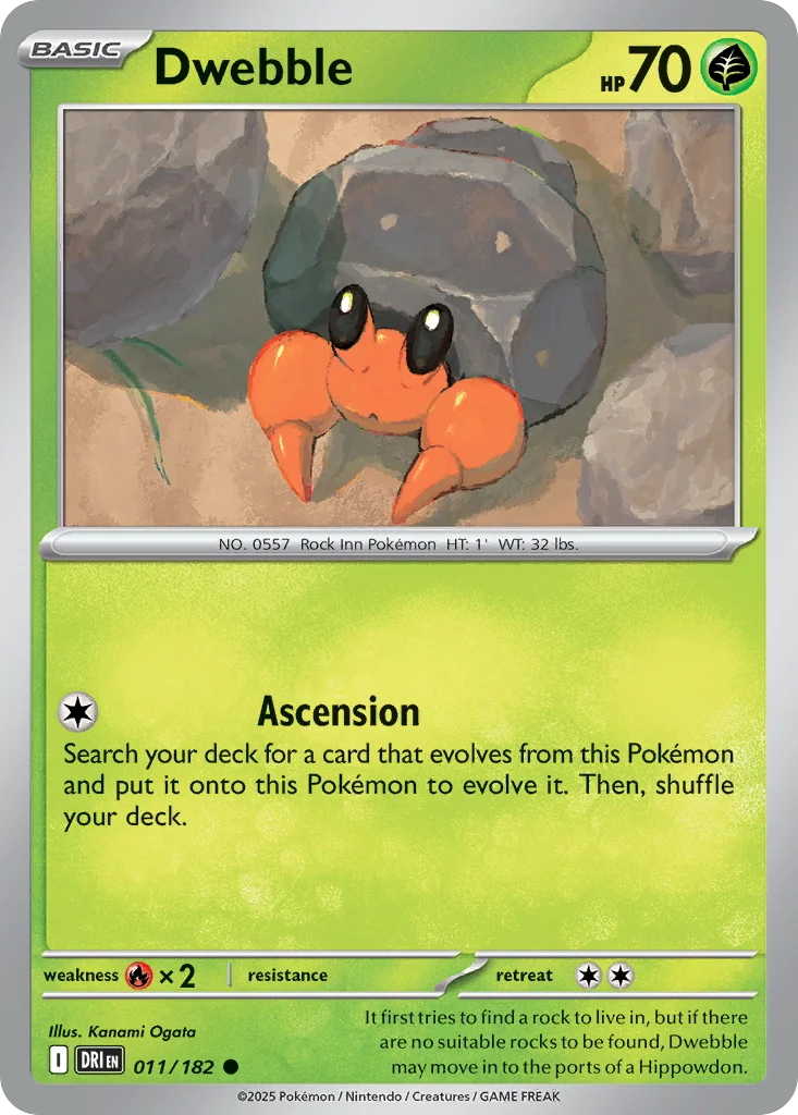 Dwebble 011/182 Common