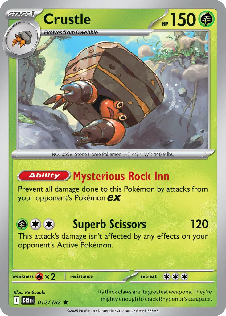 Crustle 012/182 Rare
