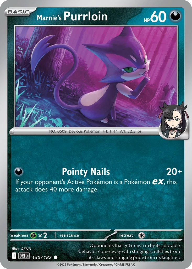 sv10-130 Marnie's Purrloin 130/182 Common