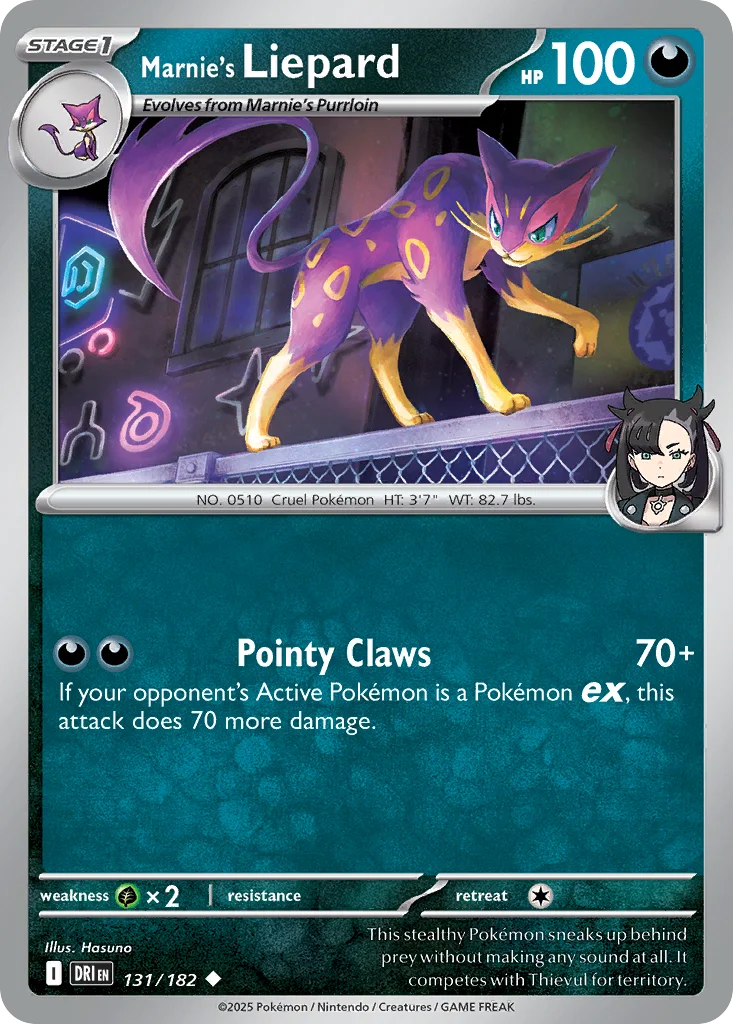 sv10-131 Marnie's Liepard 131/182 Uncommon