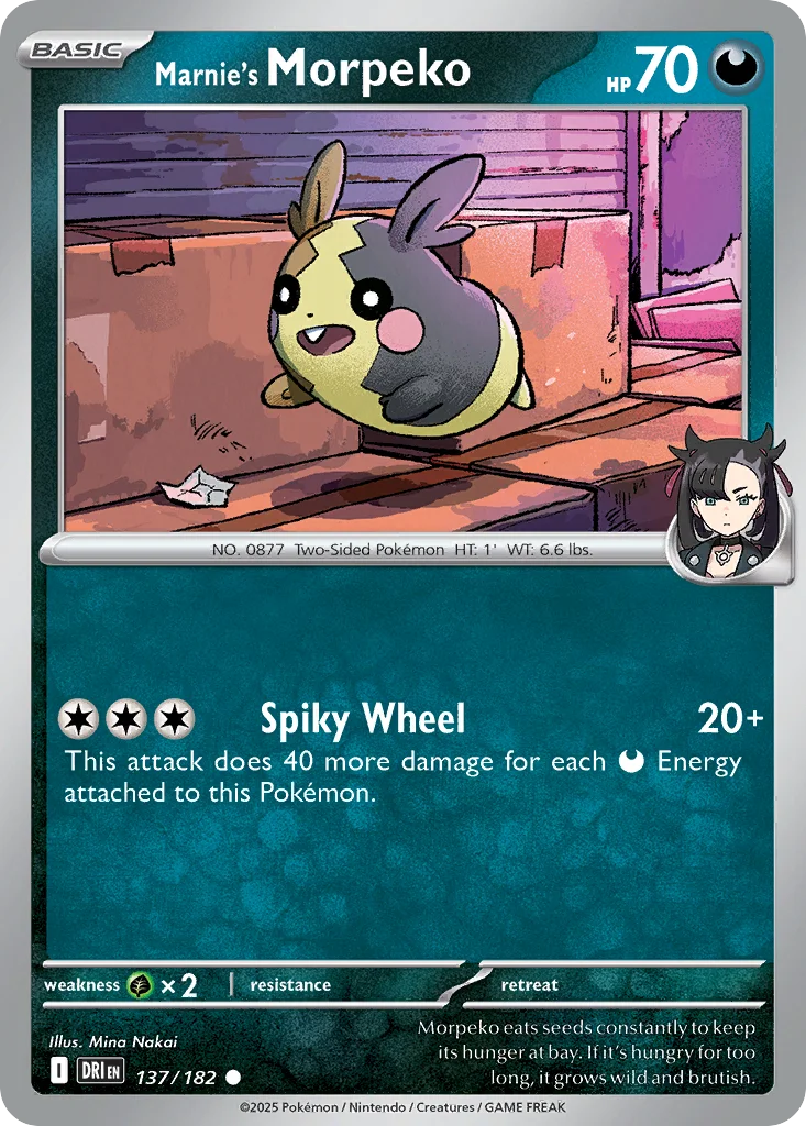sv10-137 Marnie's Morpeko 137/182 Common