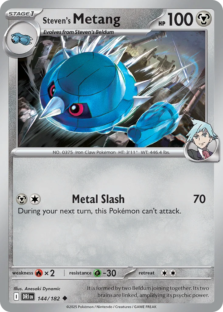 sv10-144 Steven's Metang 144/182 Uncommon