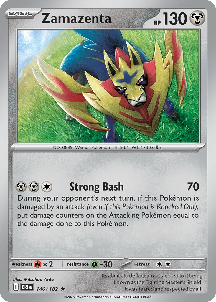 sv10-146 Zamazenta 146/182 Rare