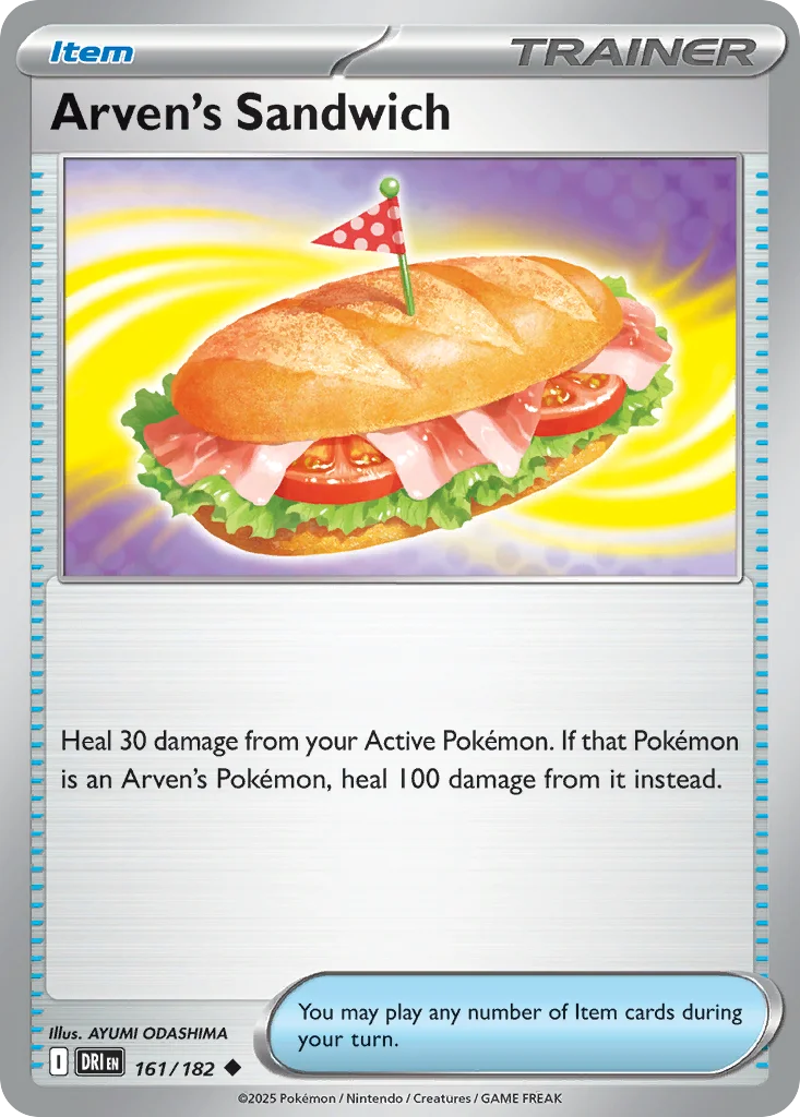sv10-161 Arven's Sandwich 161/182 Uncommon