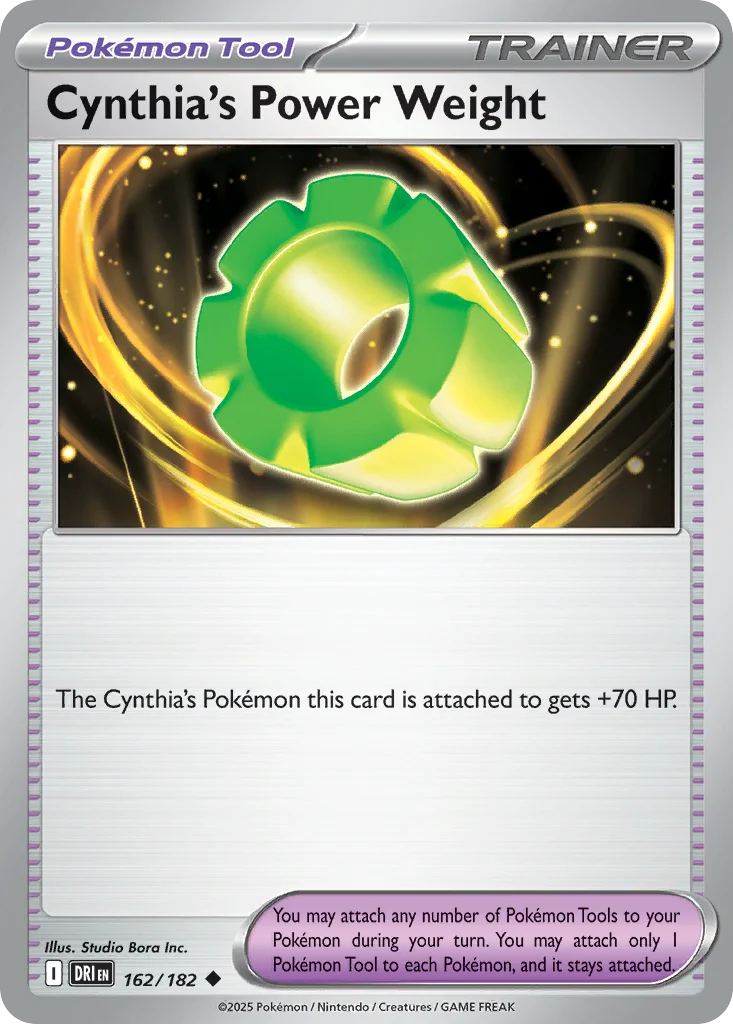 sv10-162 Cynthia's Power Weight 162/182 Uncommon