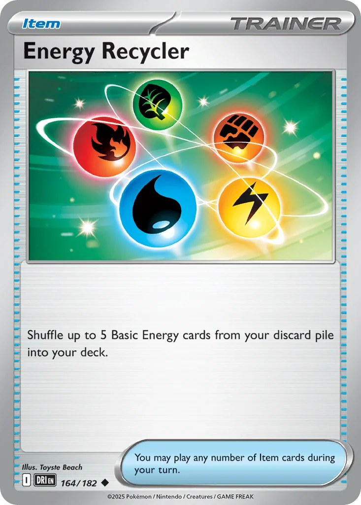 sv10-164 Energy Recycler 164/182 Uncommon