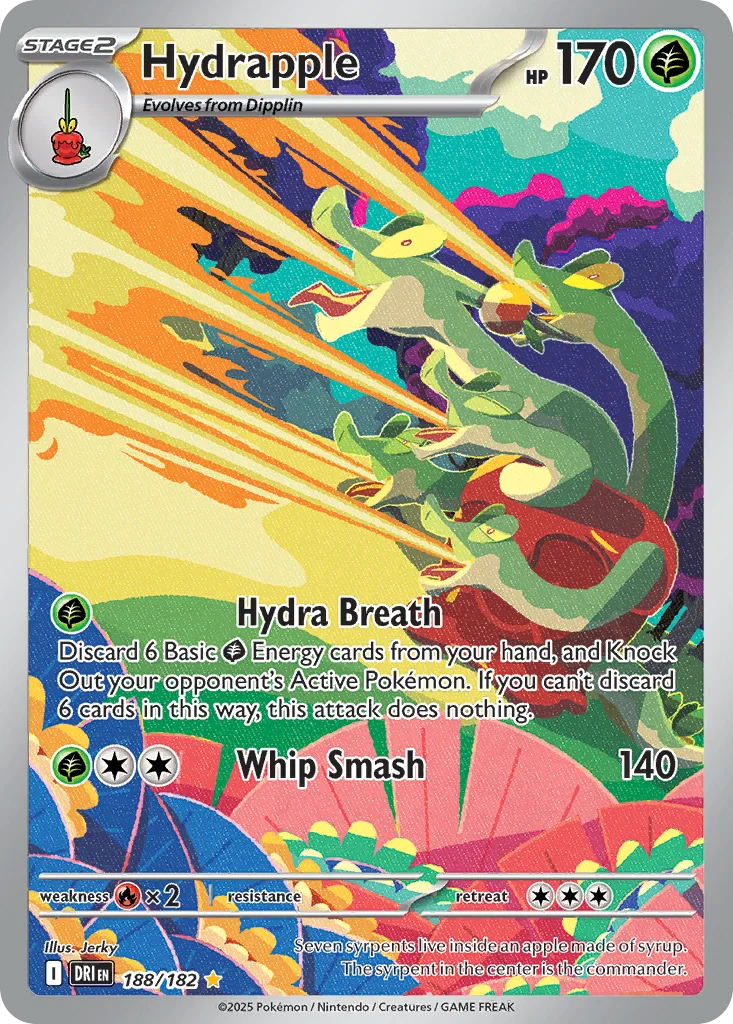 Hydrapple 188/182 Illustration rare