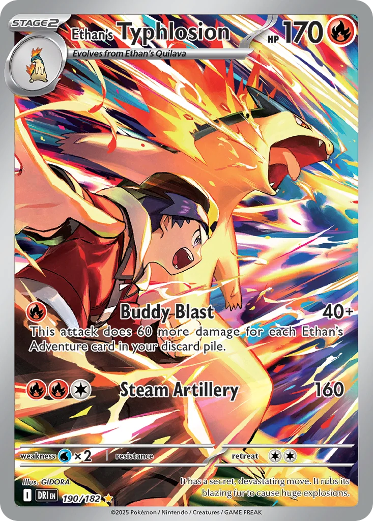 Ethan's Typhlosion 190/182 Illustration rare