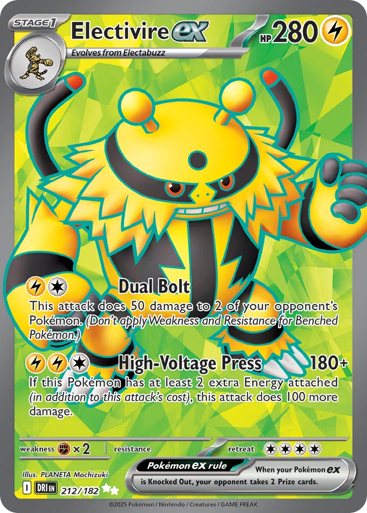 Electivire ex 212/182 Ultra rare
