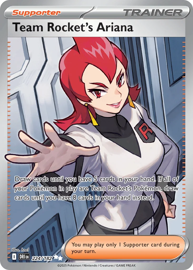 Team Rocket's Ariana 224/182 Ultra rare