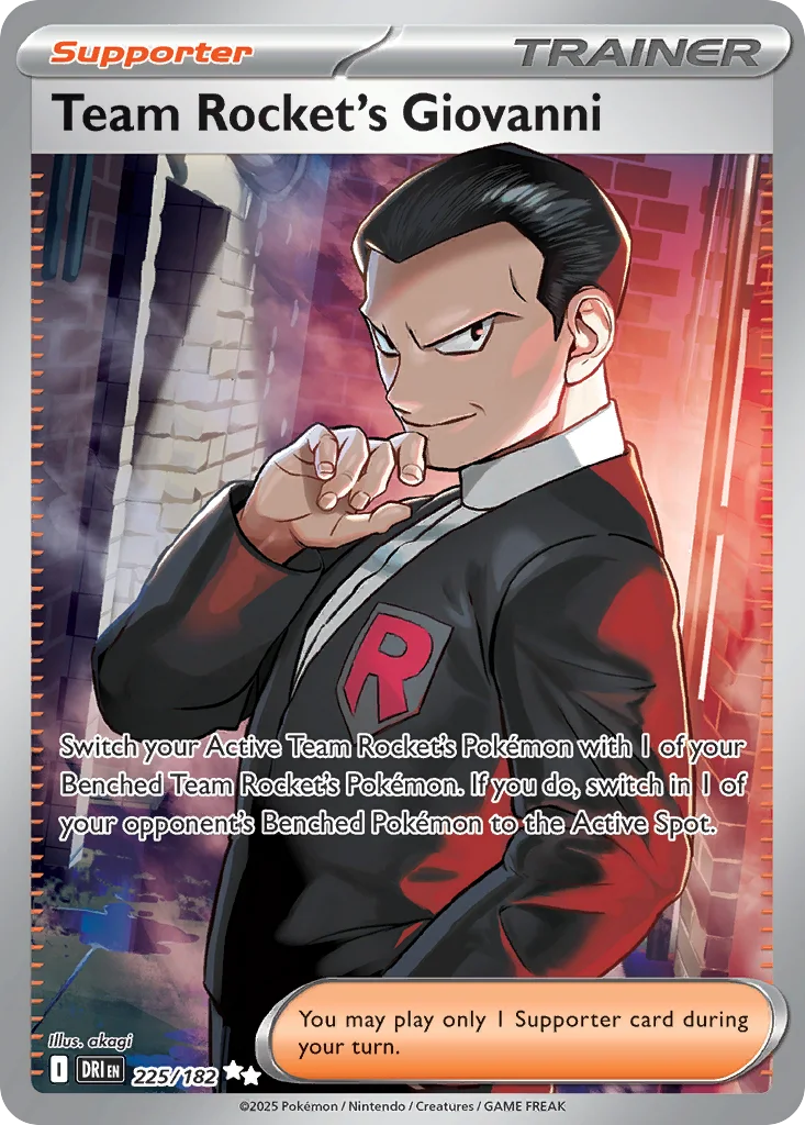 Team Rocket's Giovanni 225/182 Ultra rare