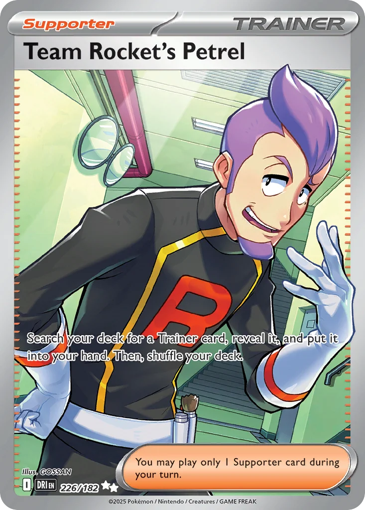 Team Rocket's Petrel 226/182 Ultra rare