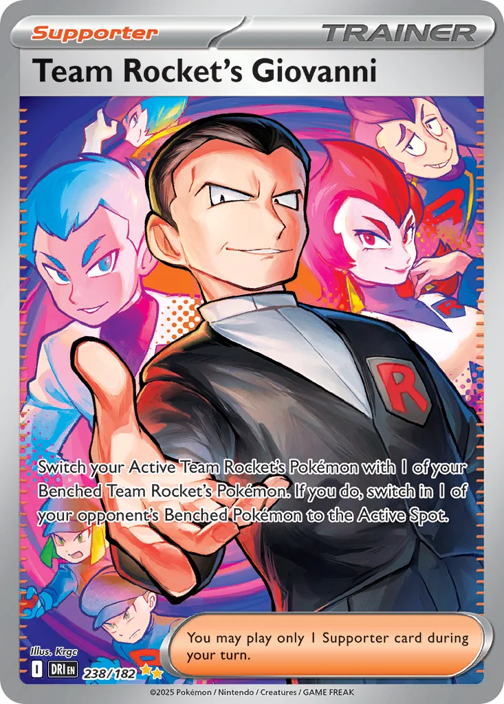sv10-238 Team Rocket's Giovanni 238/182 Special illustration rare