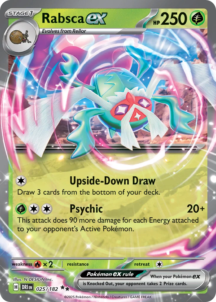sv10-25 Rabsca ex 025/182 Double rare