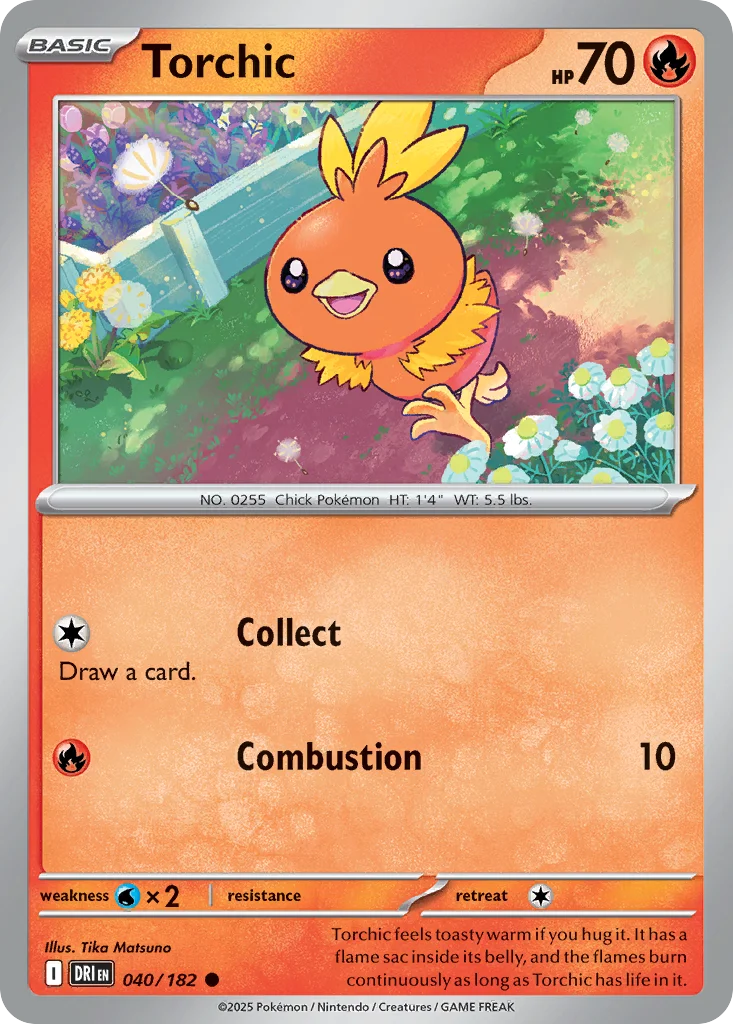 sv10-40 Torchic 040/182 Common