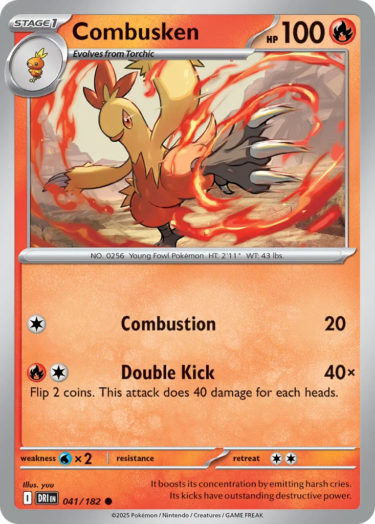 sv10-41 Combusken 041/182 Common