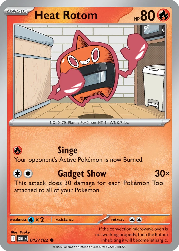 sv10-43 Heat Rotom 043/182 Common