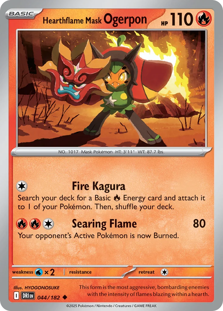sv10-44 Hearthflame Mask Ogerpon 044/182 Uncommon