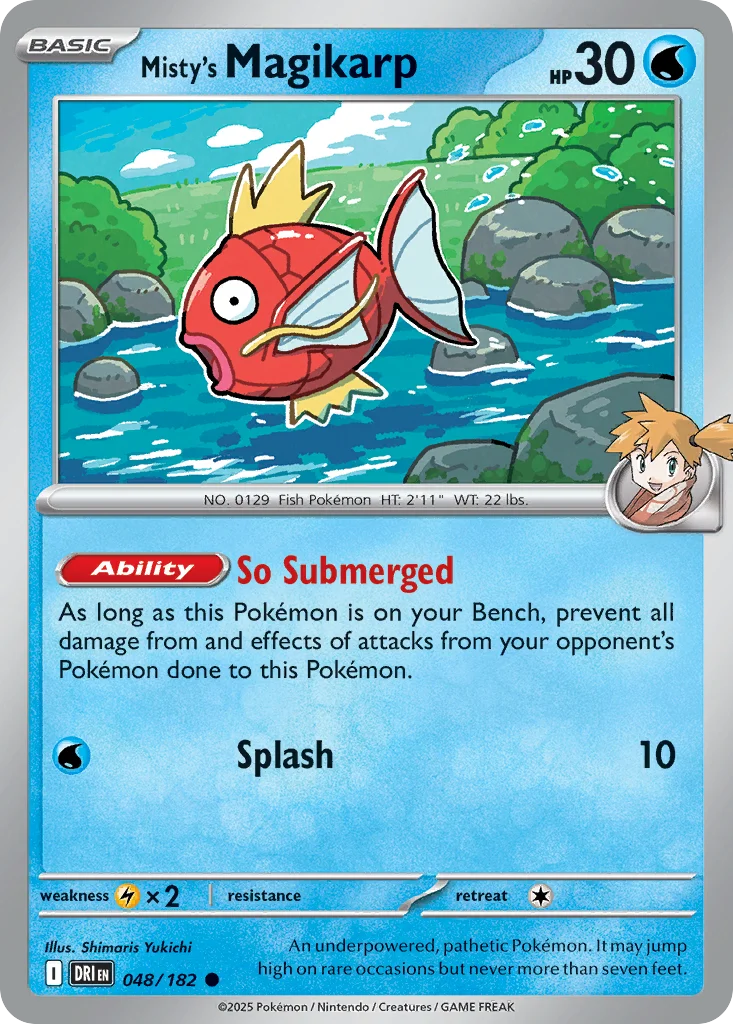 sv10-48 Misty's Magikarp 048/182 Common