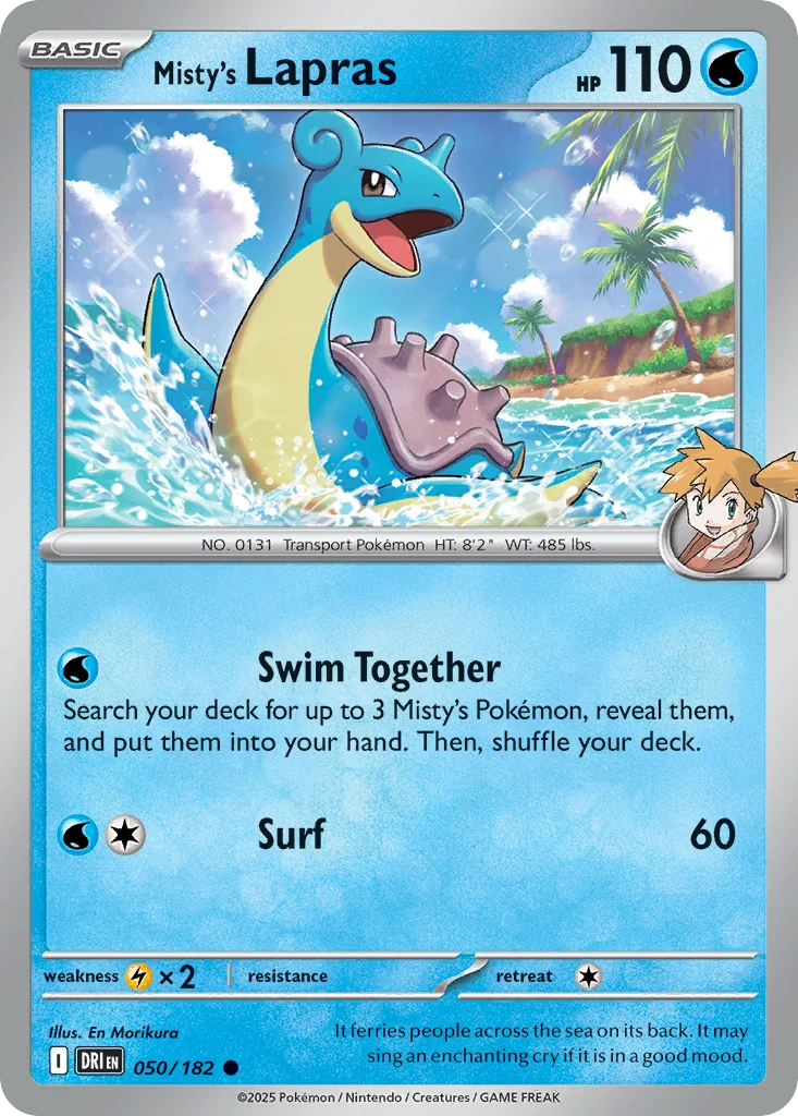 Misty's Lapras 050/182 Common