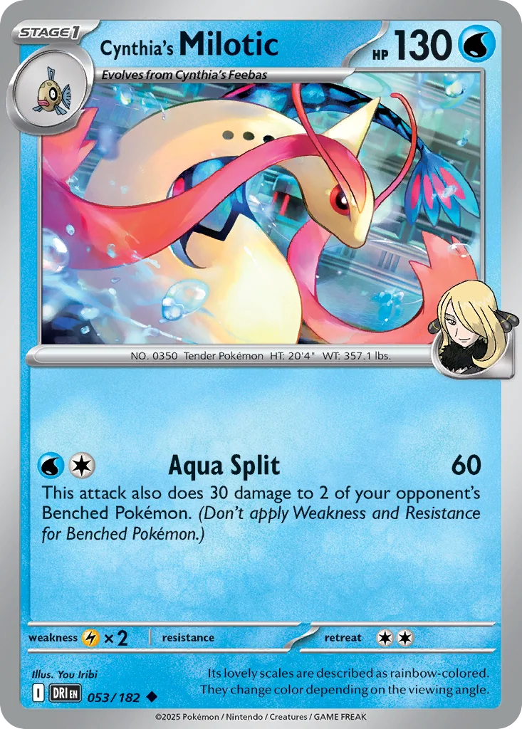 Cynthia's Milotic 053/182 Uncommon