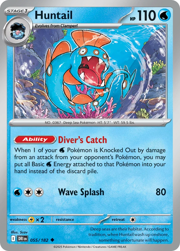 Huntail 055/182 Uncommon