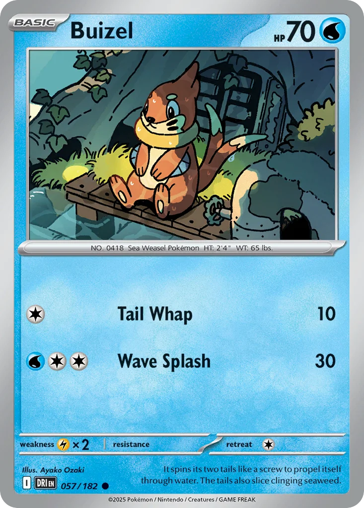 Buizel 057/182 Common