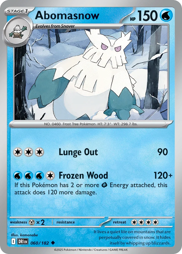 Abomasnow 060/182 Uncommon