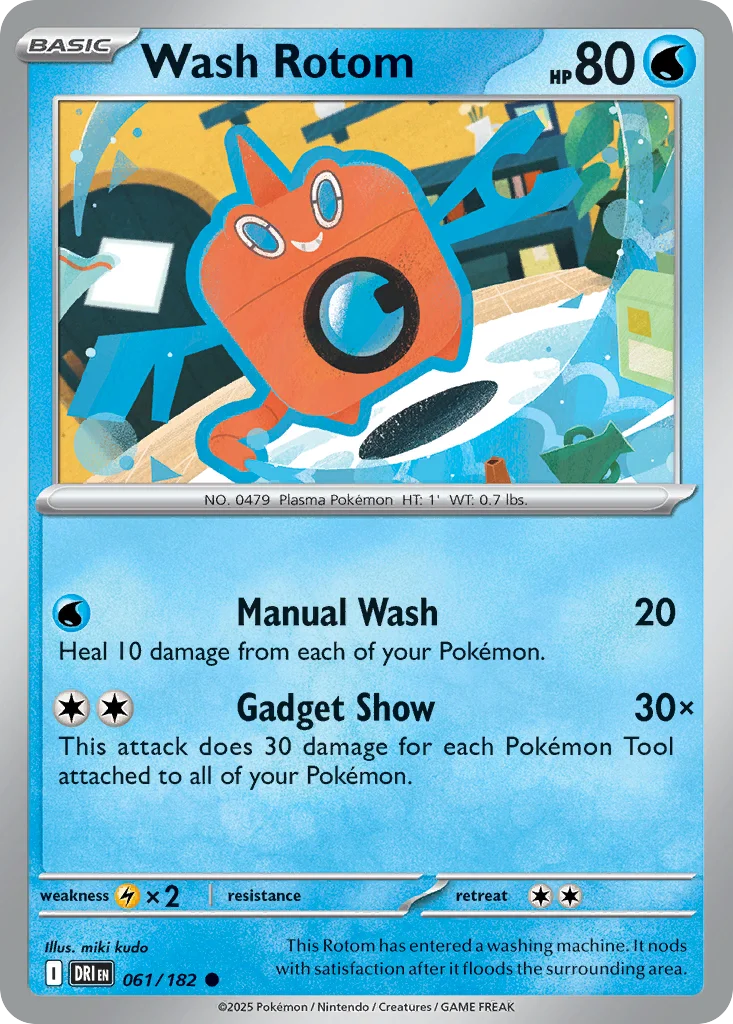 Wash Rotom 061/182 Common