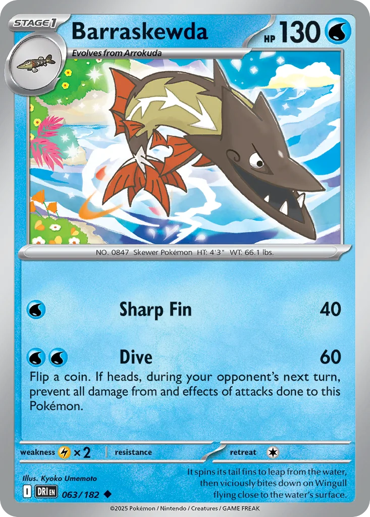 Barraskewda 063/182 Uncommon