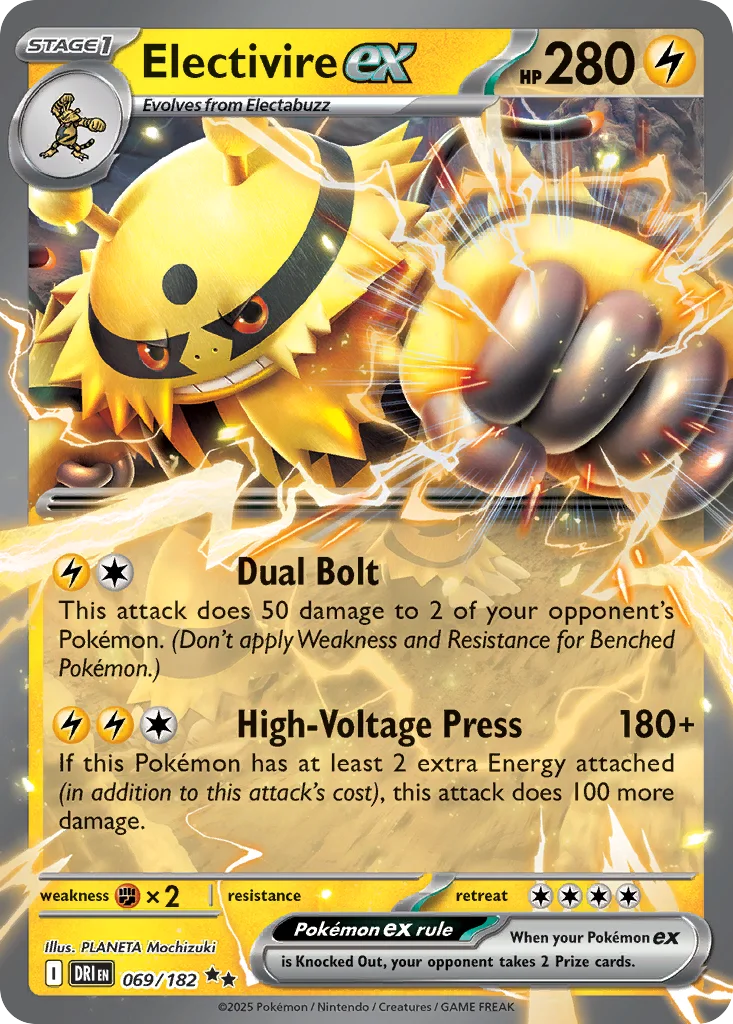 Electivire ex 069/182 Double rare