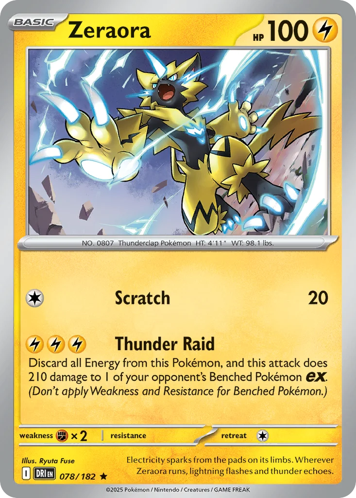 Zeraora 078/182 Rare