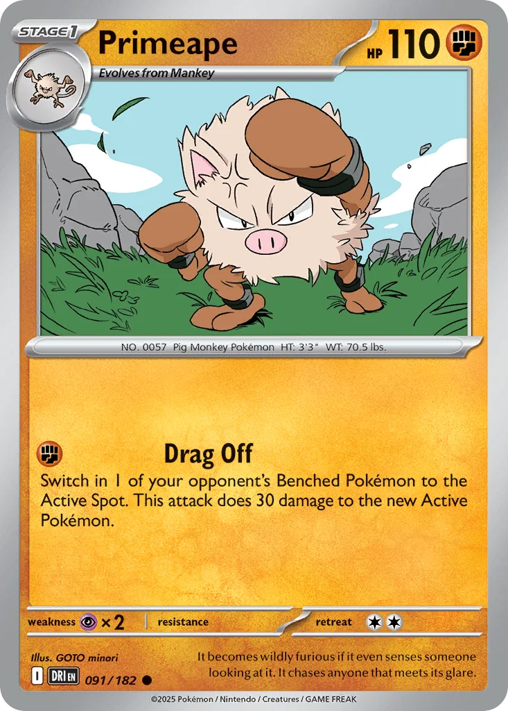 Primeape 091/182 Common