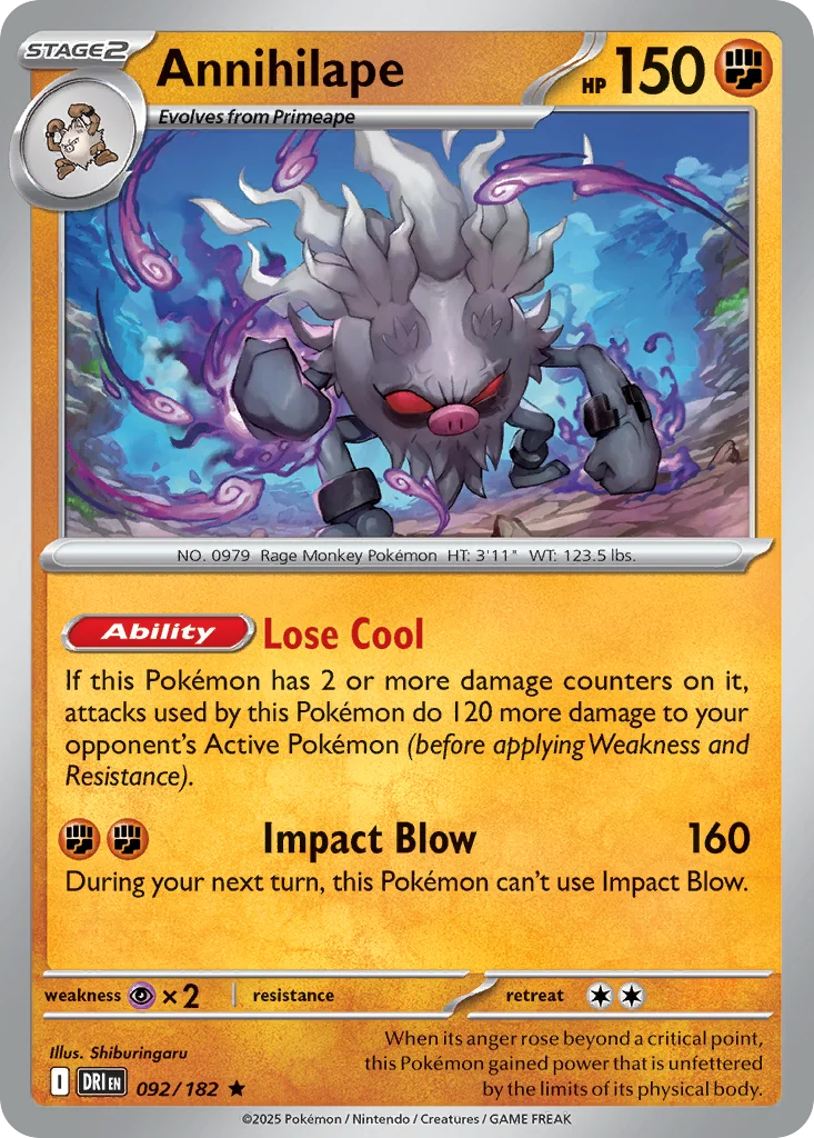 Annihilape 092/182 Rare