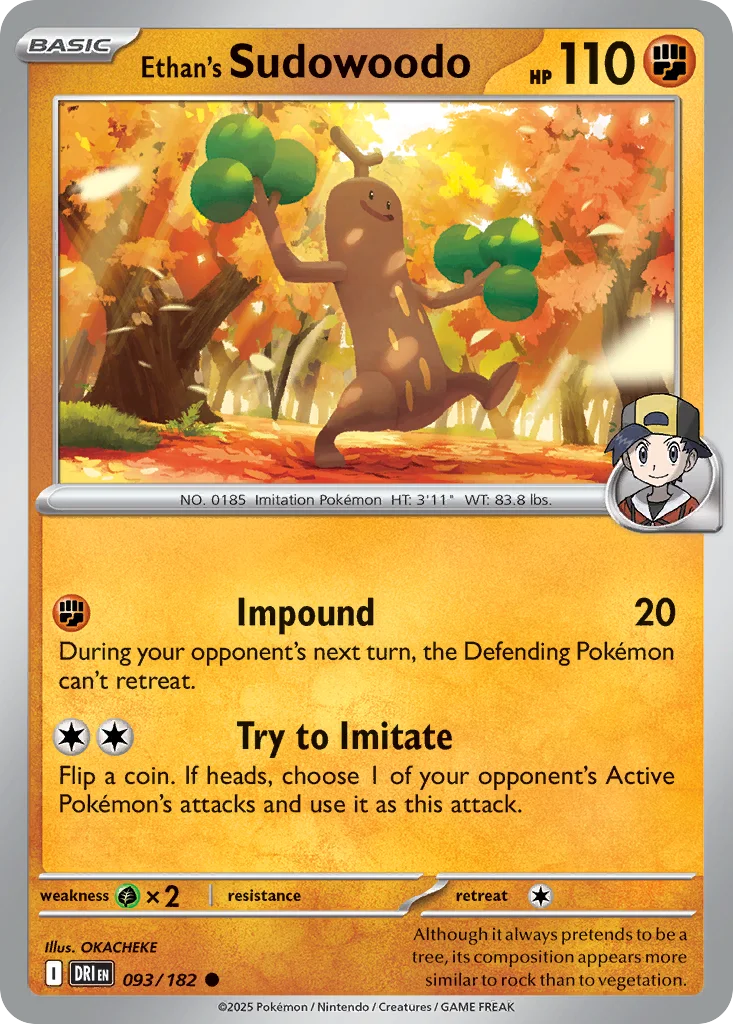 Ethan's Sudowoodo 093/182 Common