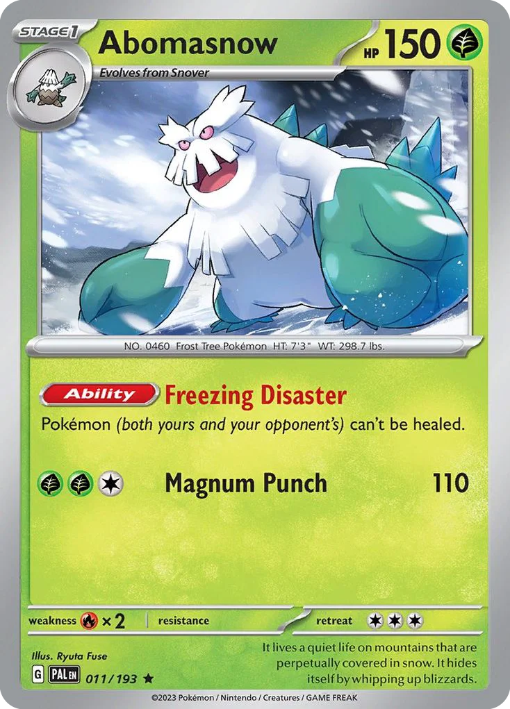 Abomasnow 011/193 Rare